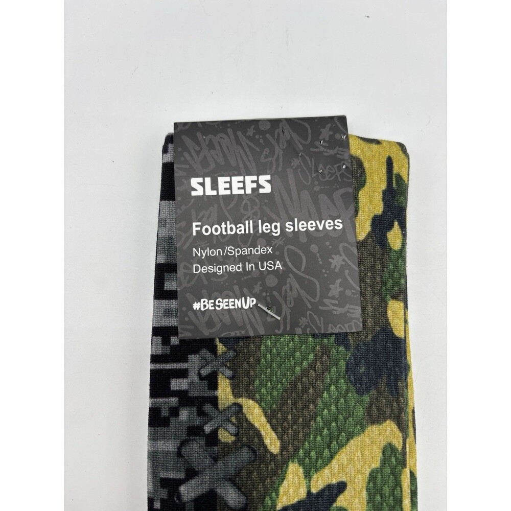 SLEEFS Football Leg Sleeves Camo Compression Nylon Spandex Sports Sleeve Unisex